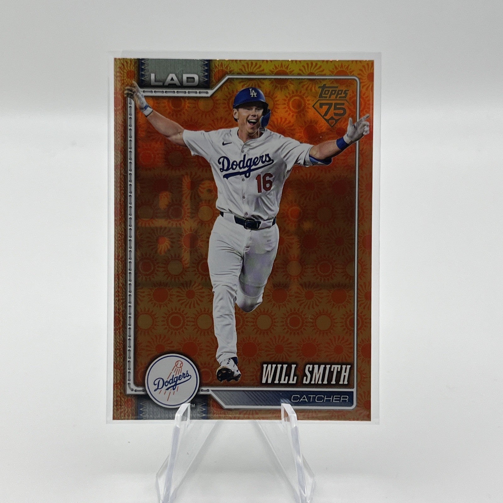2026 Topps Series 2 Will Smith Orange Sun Foil