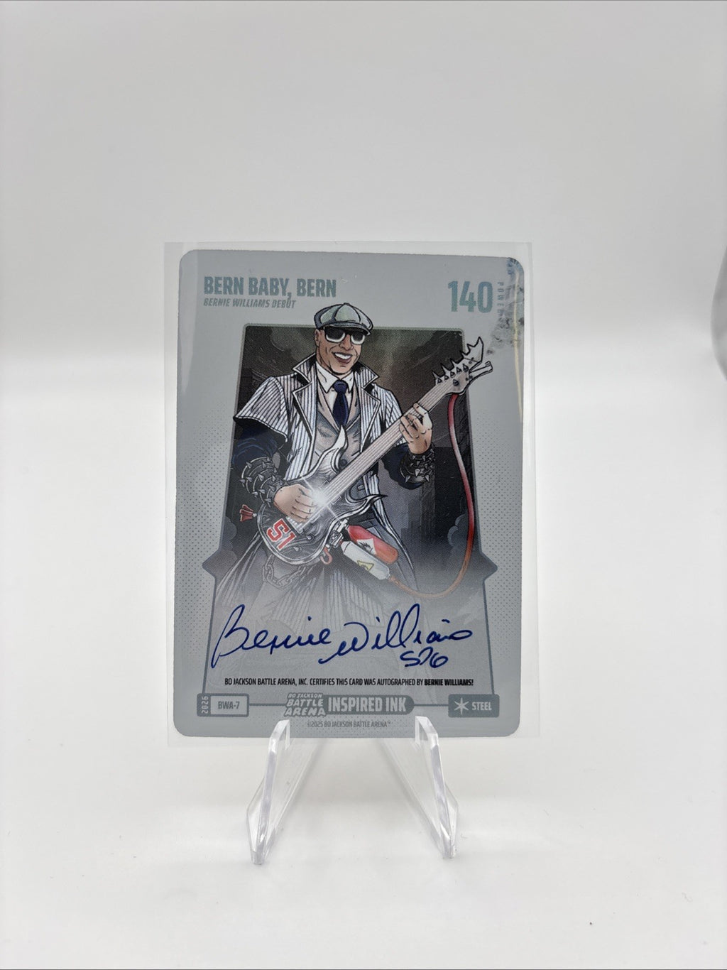 2026 bo jackson battle arena autograph Bernie Williams