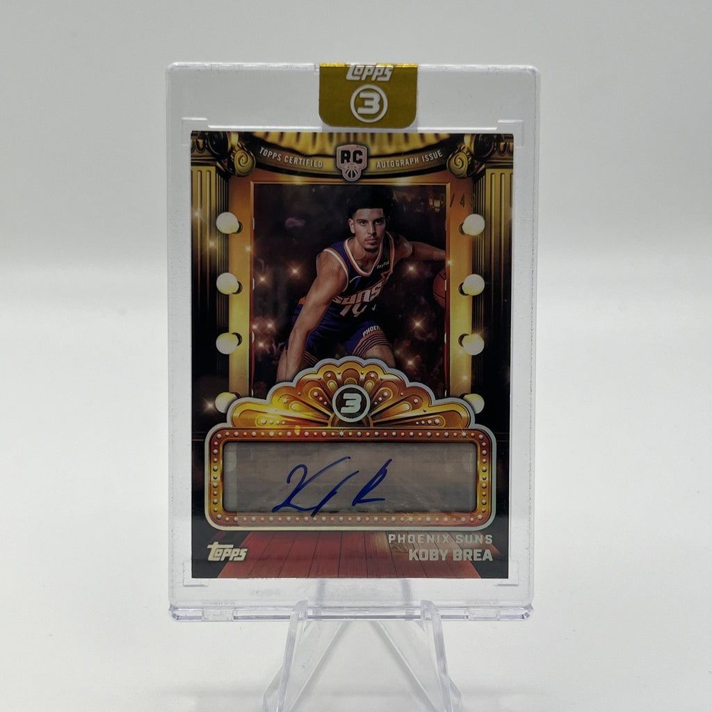 2025-26 Topps 3 - Koby Brea Next Feature Signatures #/49