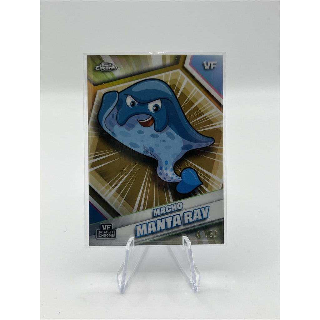 MACHO MANTA RAY 2026 TOPPS CHROME VEEFRIENDS TRUE GOLD REFRACTOR /50 #117 Q5692