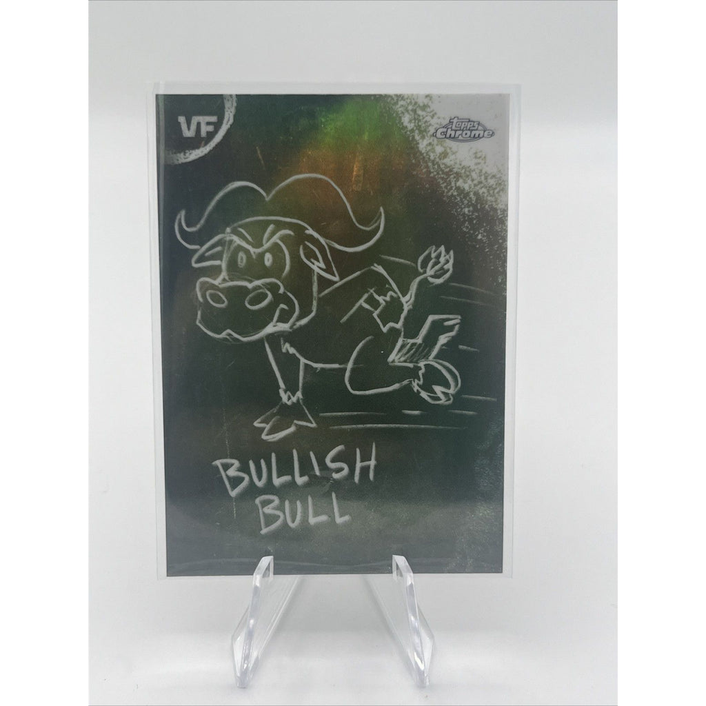 2026 Topps Chrome VeeFriends Bullish Bull Chalkboard #C-6