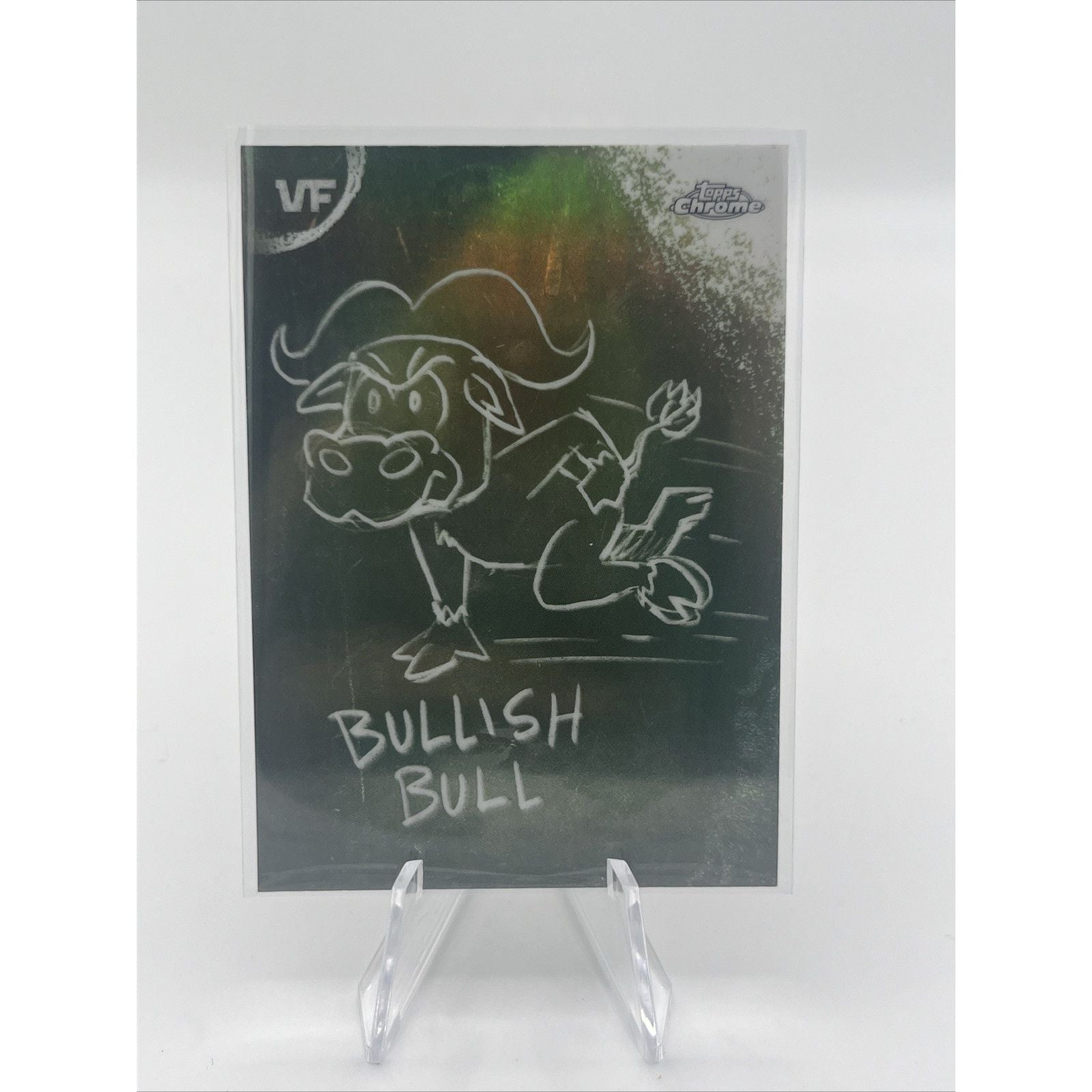 2026 Topps Chrome VeeFriends Bullish Bull Chalkboard #C-6