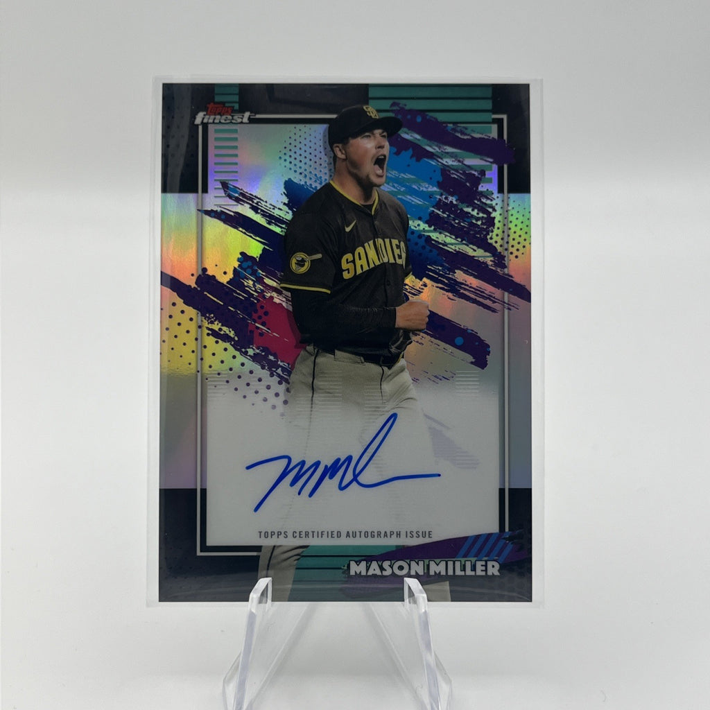 2026 Topps Finest Baseball Mason Miller #FA-MM Refractor Auto Padres