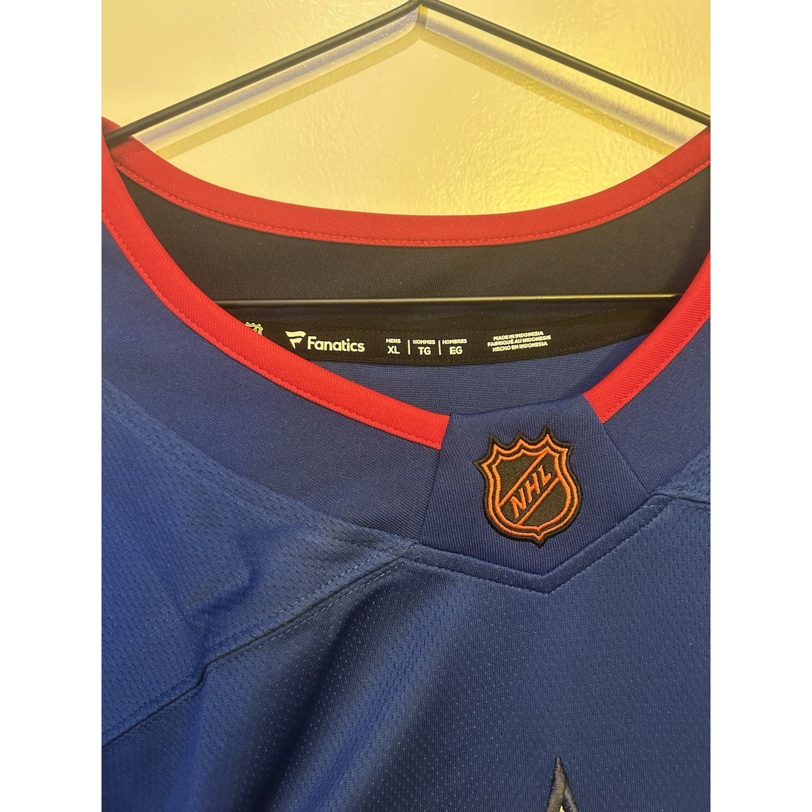 Adam Fox SIGNED AUTHENTIC JERSEY autograph Fanatics COA Rangers