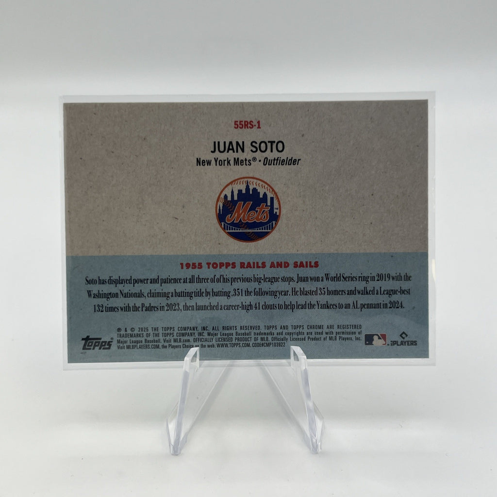 2025 Topps Chrome Platinum Anniversary - Juan Soto Rails and Sails #55RS-1