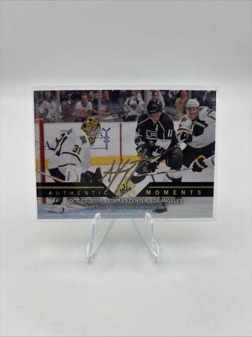 2013-14 SP Authentic - Authentic Moments Anze Kopitar #174 Autographs (AU)