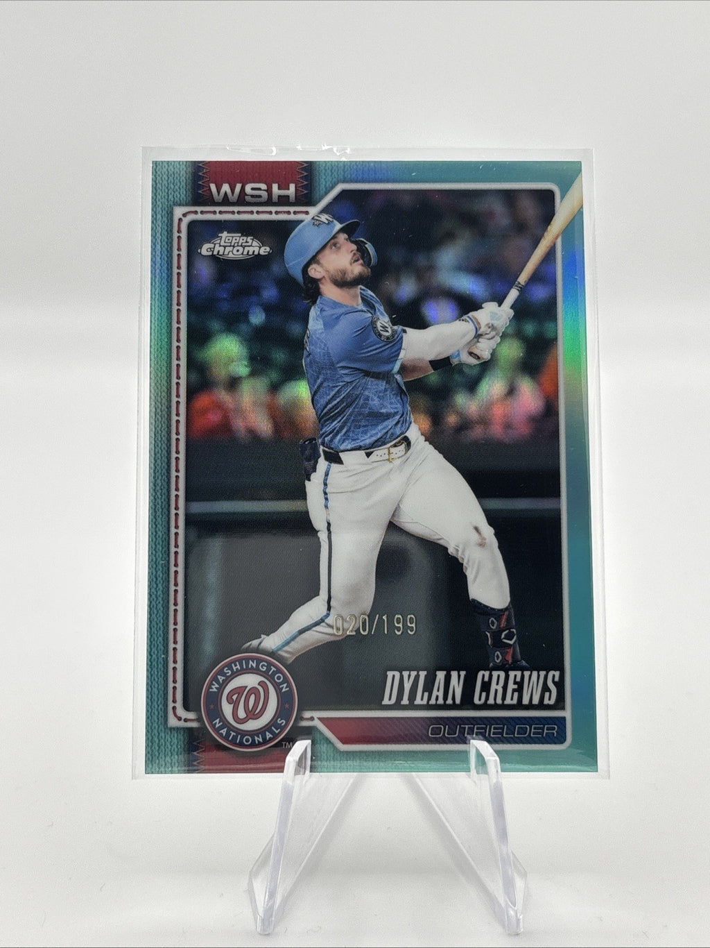 Dylan Crews 2026 Topps Chrome Teal Refractor /199