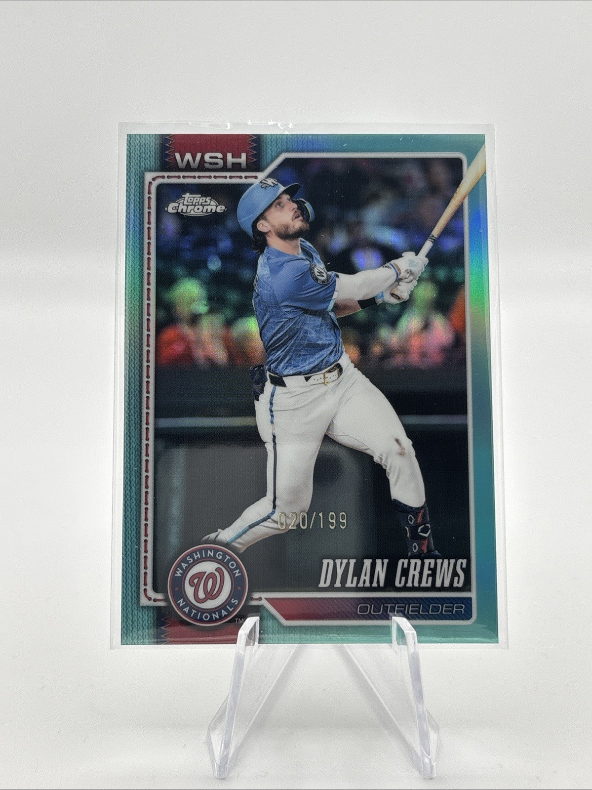 Dylan Crews 2026 Topps Chrome Teal Refractor /199