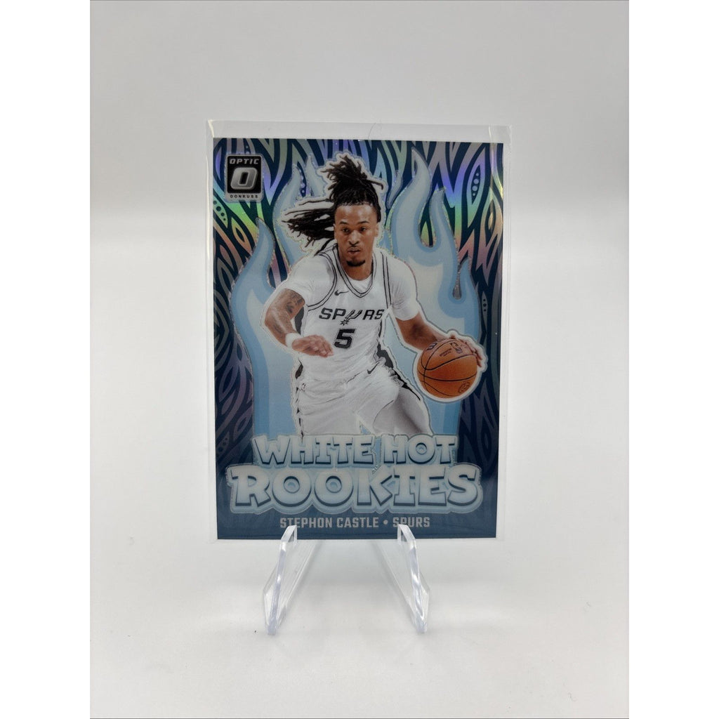 2024-25 Panini Donruss Optic - White Hot Rookies Stephon Castle #6 Holo Prizm...