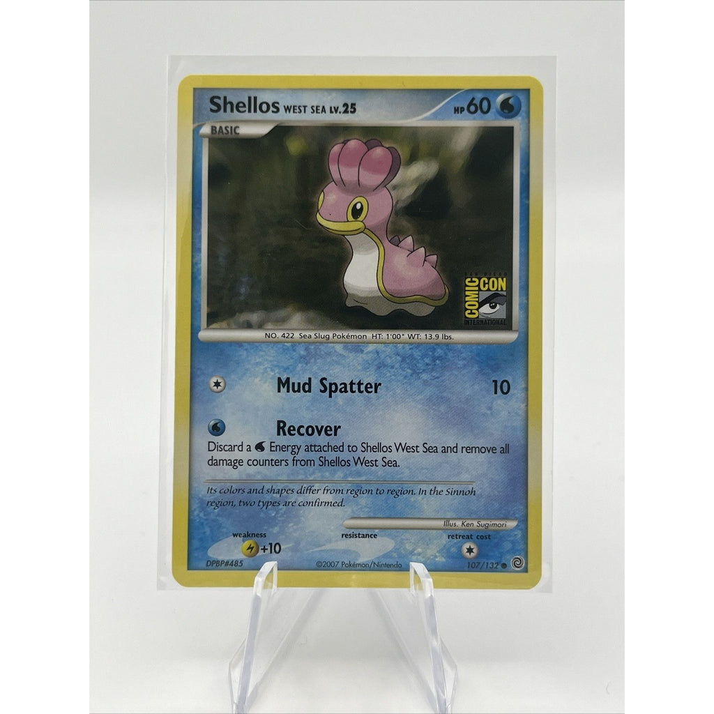 Comic Con Shellos Promo #107 Secret Wonders Non Holo Pokemon 2007 NM