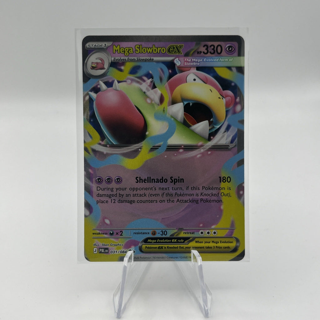 Mega Slowbro ex Double Rare [NM] - ME05: Pitch Black 031/084 Pokémon TCG