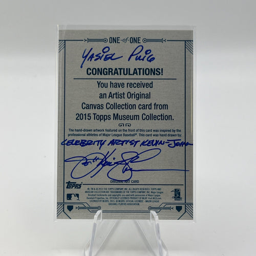 2015 Topps Museum Collections Yasiel Puig Sketch 1/1