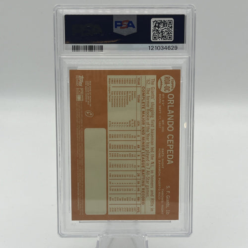 2013 Topps Heritage - Real One Autographs Orlando Cepeda #ROA-OC (AU) PSA 9