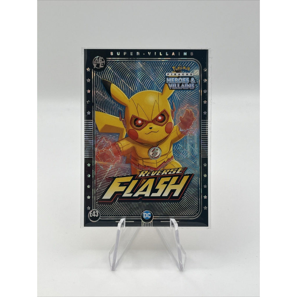 2025 POKEMON HEROES & VILLAINS FE Card #E43 REVERSE FLASH  Foil