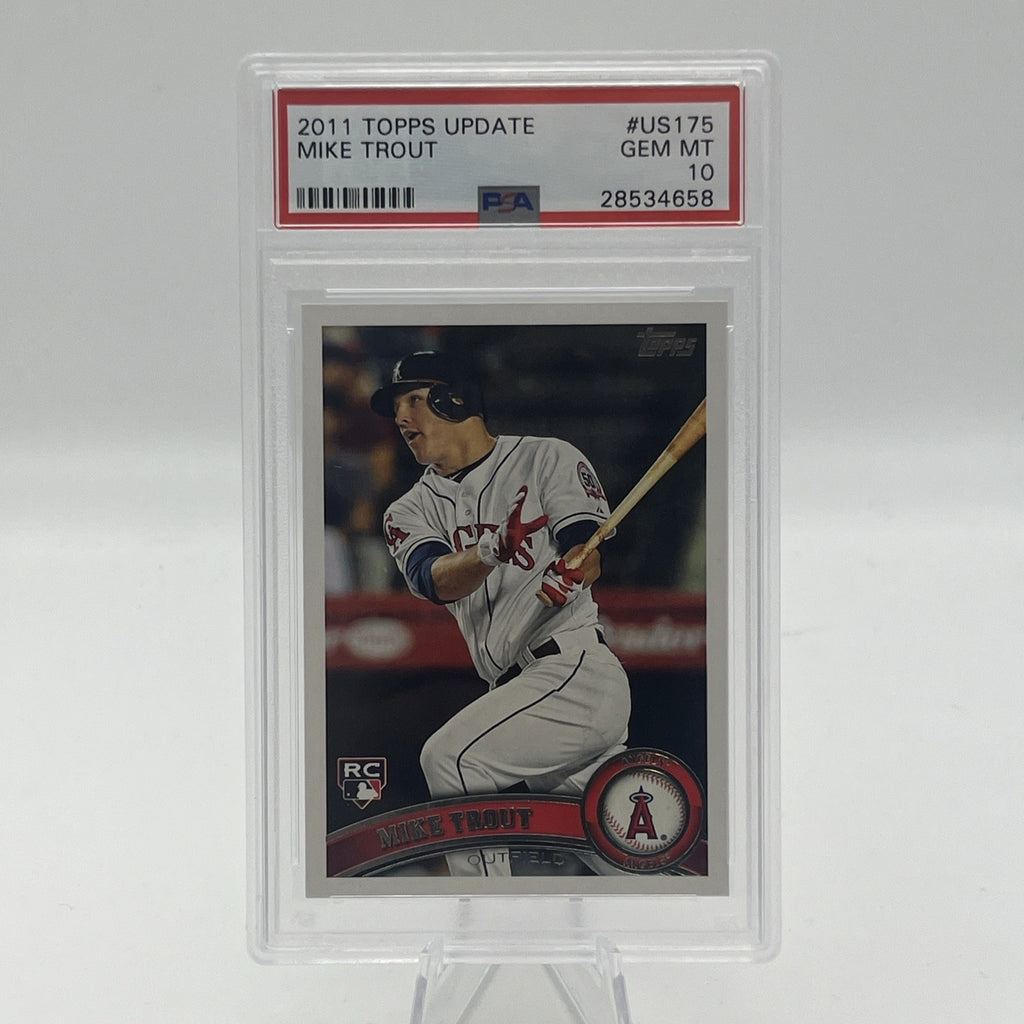 2011 Topps Update Mike Trout #US175 Rookie Card PSA 10 Gem Mint Angels