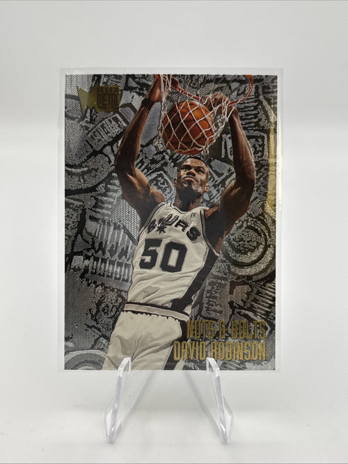 1995-96 Fleer Metal - Nuts & Bolts David Robinson #217