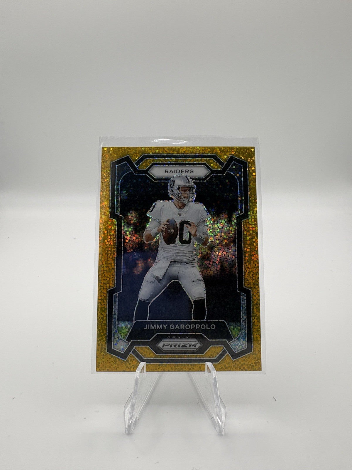 2023 Panini Prizm - Jimmy Garoppolo #176 Gold Sparkle Prizm /24
