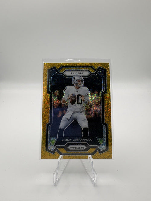 2023 Panini Prizm - Jimmy Garoppolo #176 Gold Sparkle Prizm /24