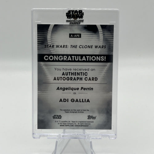 2023 Topps Star Wars Signature Series Adi Gallia Auto Angelique Perrin #A-APE