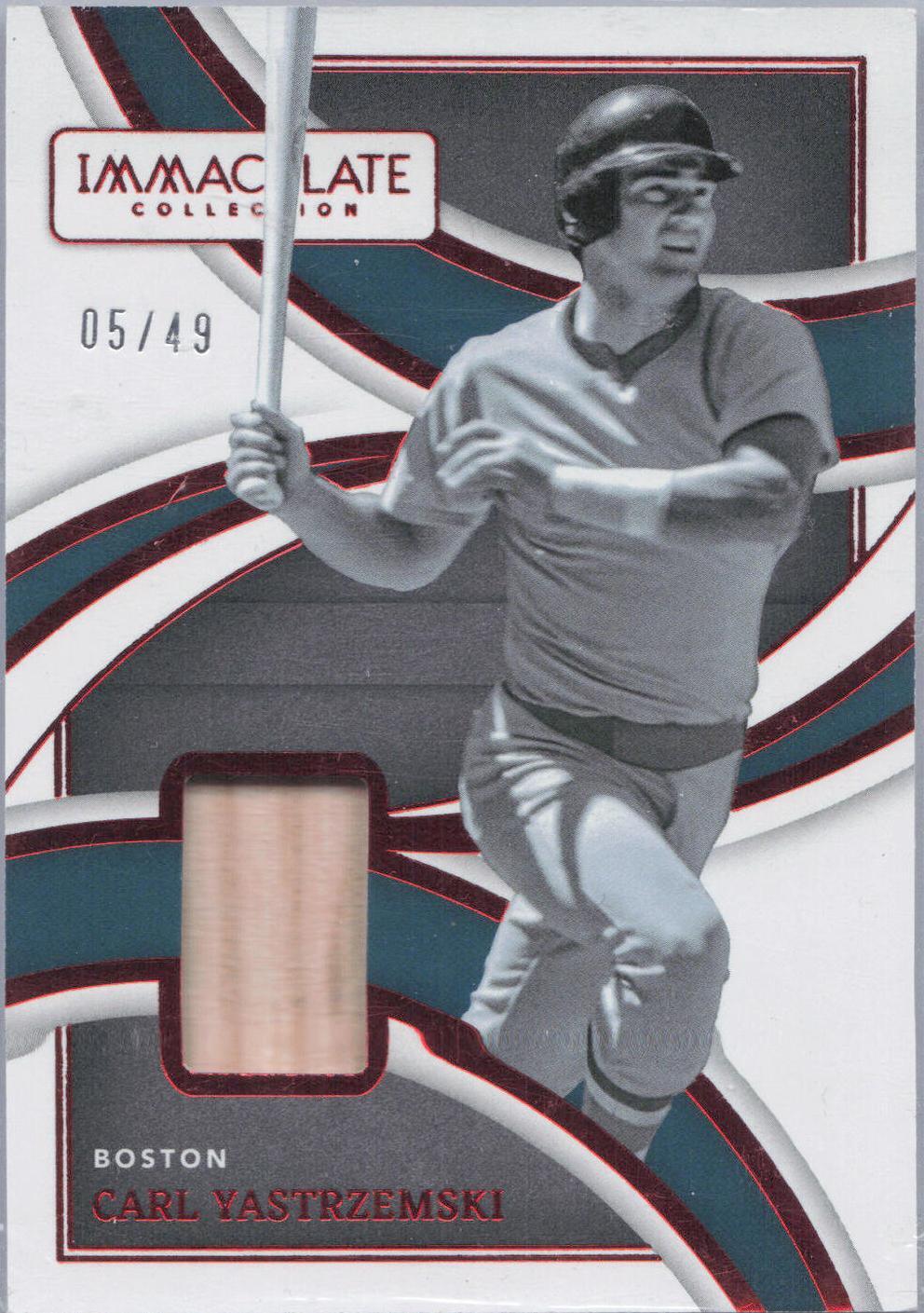 2022 Panini Immaculate Collection - Legends Materials Carl Yastrzemski #/49