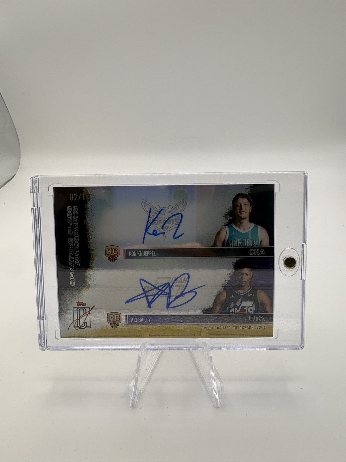 2026 topps signature class Kon Knueppel Ace Bailey Dual Auto DA-KA /10