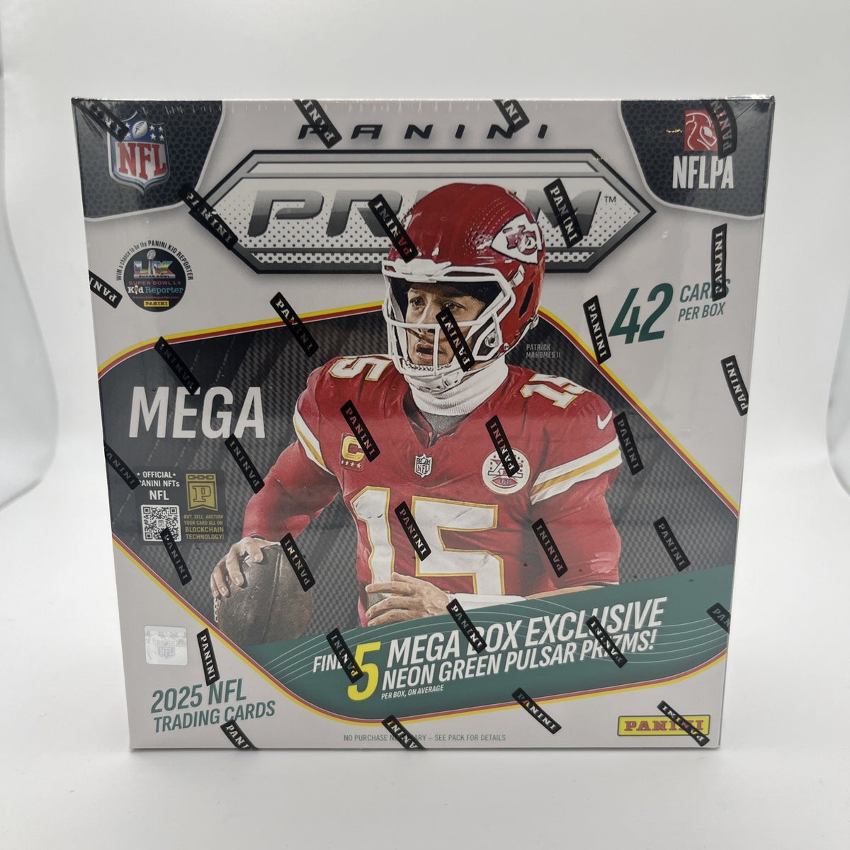 2025 Panini Prizm Football Trading Card Factory Sealed Mega Box