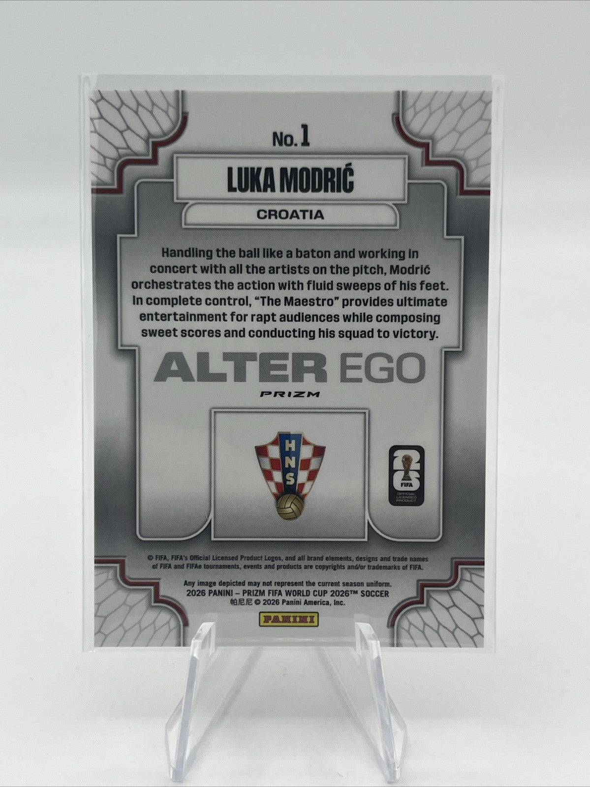 2026 Panini Prizm FIFA World Cup - Alter Ego #1 Luka Modric