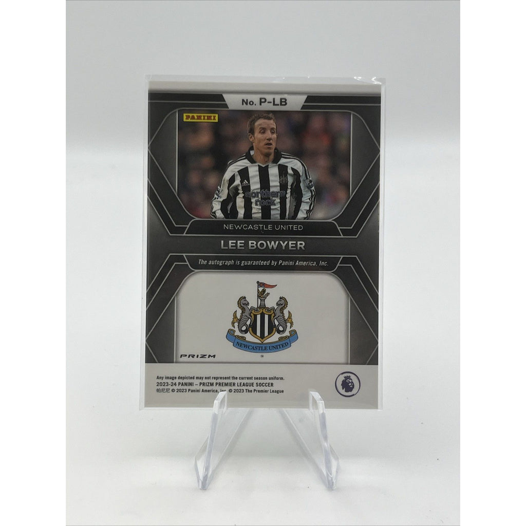 Lee Bowyer 2023-24 Panini Prizm Premier League Green Pulsar Penmanship Auto