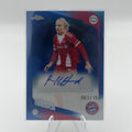 2025-26 Topps Chrome Womens UEFA #CA-PH Pernille Harder Blue Refractor Auto /150