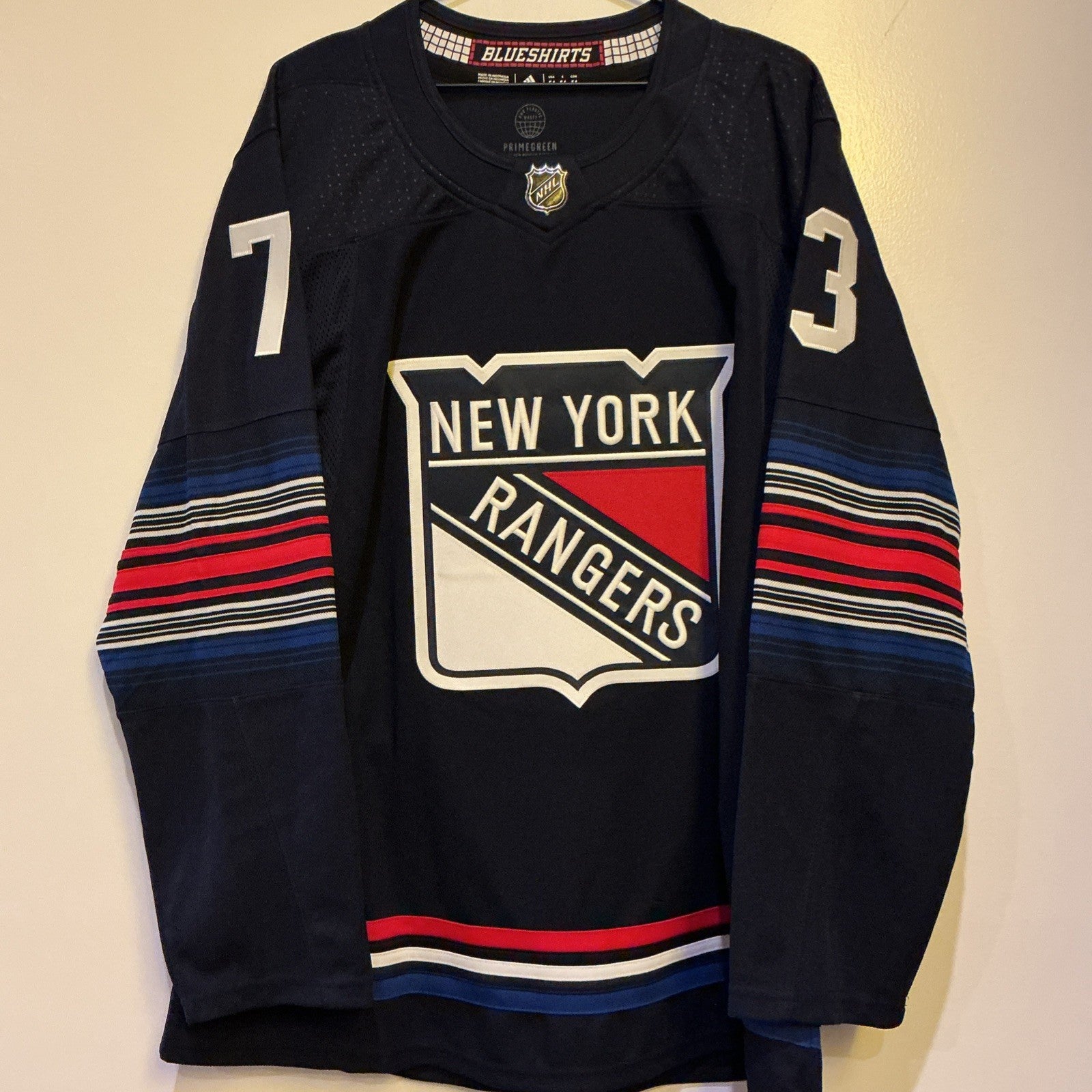 Matt Rempe New York Rangers Autographed Navy Alternate Jersey Fanatics Certified