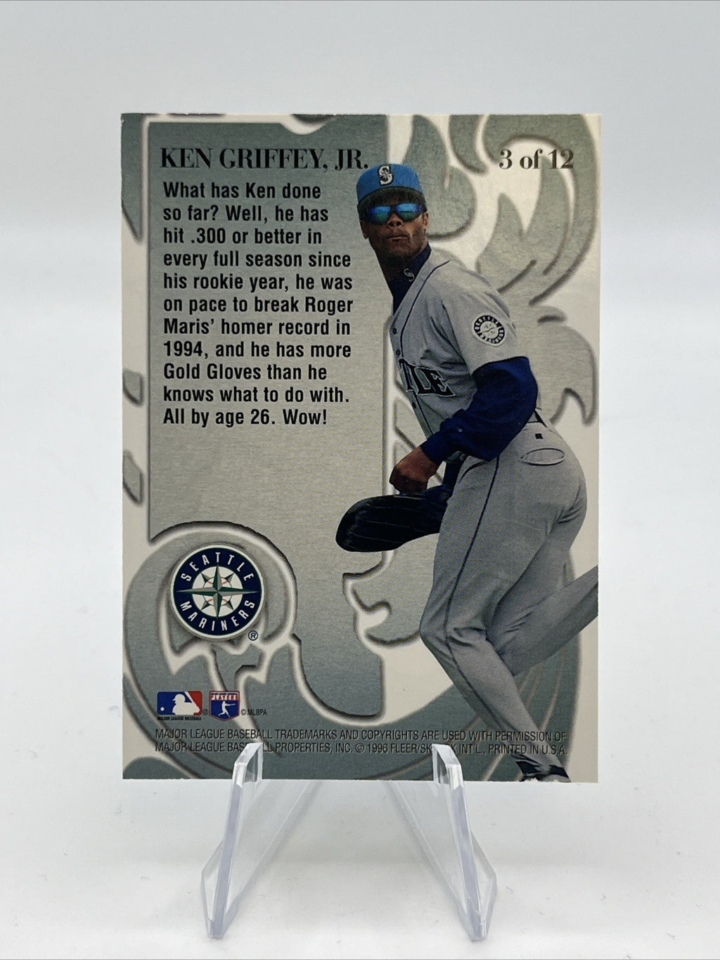 1996 Fleer Metal Universe Ken Griffey Jr Mother Lode Insert #3/12 Mariners MLB