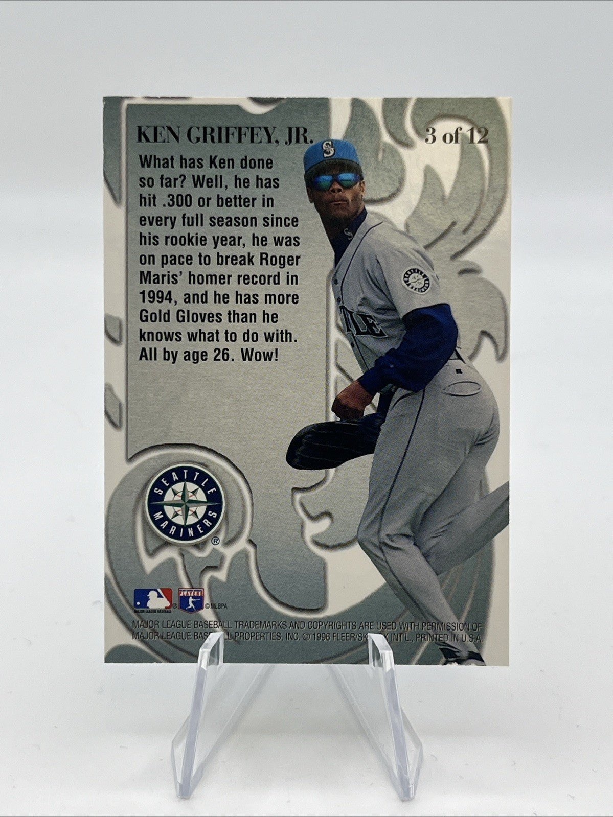 1996 Fleer Metal Universe Ken Griffey Jr Mother Lode Insert #3/12 Mariners MLB