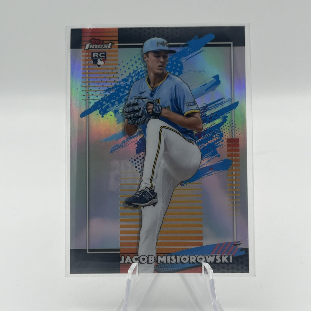 2026 Topps Finest – Jacob Miziorowski Uncommon Refractor #196 Rookie Card ￼