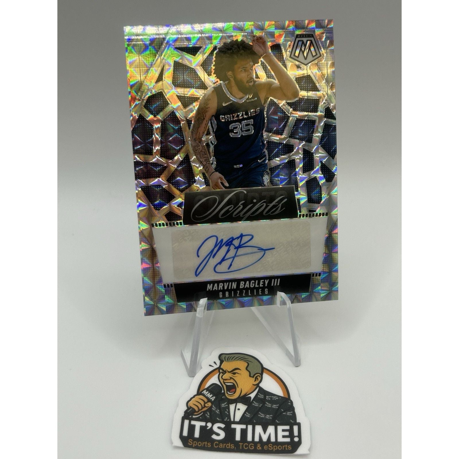 2024-25 Panini Mosaic Marvin Bagley III Scripts Auto #MS-MBT