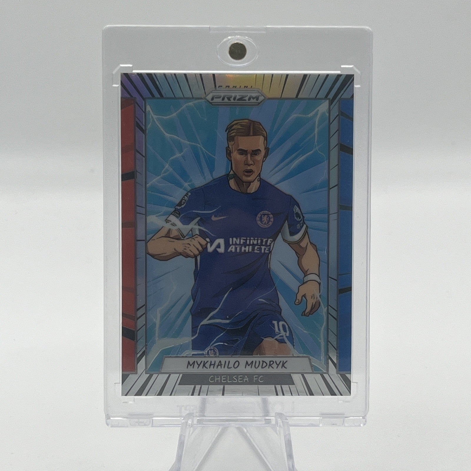 2023-24 Panini Prizm Premier League Mykhailo Mudryk Manga SSP #24 Chelsea
