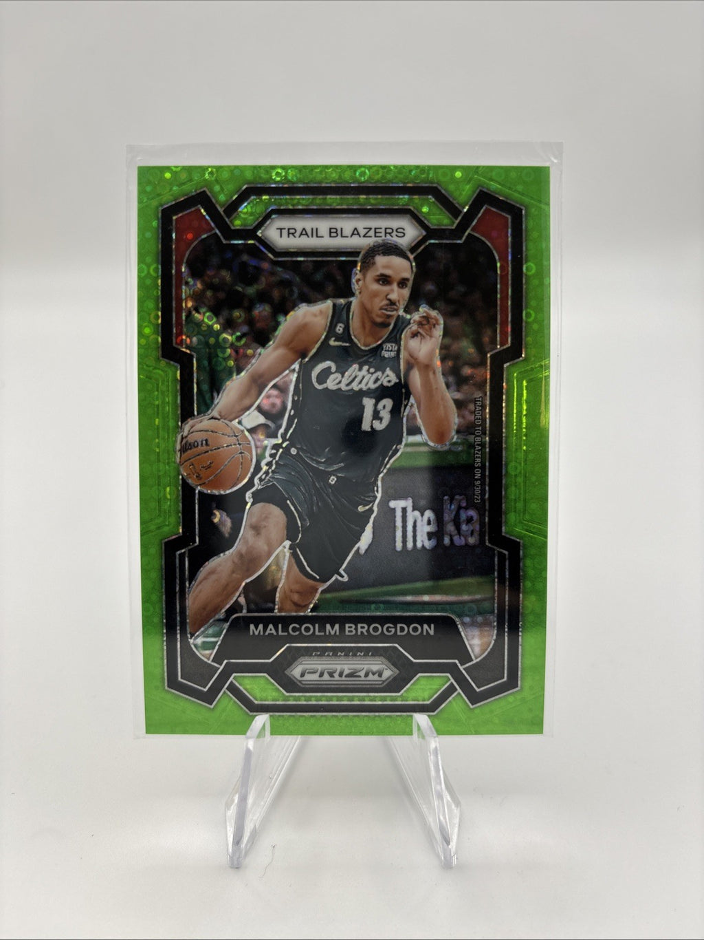 2023-24 Panini Prizm - Malcolm Brogdon #10 Lime Green Disco /5 ‼️1st ON PRINT‼️