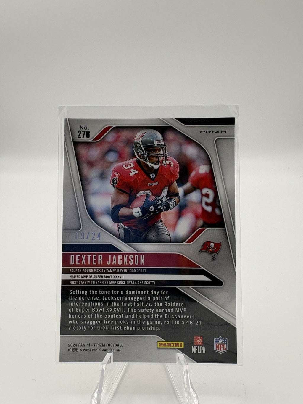 2024 Panini Prizm Gold Sparkle #276 Dexter Jackson /24