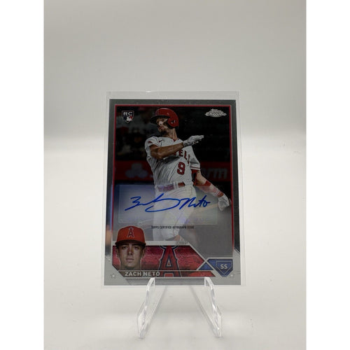 2023 Topps Chrome Update Series - Autographs Zach Neto #AC-ZN (AU, RC)