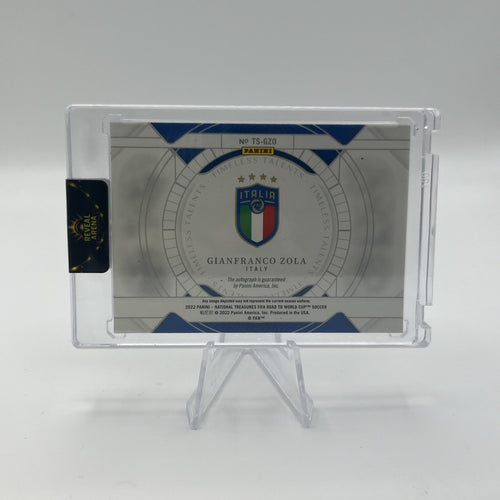 2022 Panini National Treasures FIFA - Gianfranco Zola Timeless Talents Auto #/99