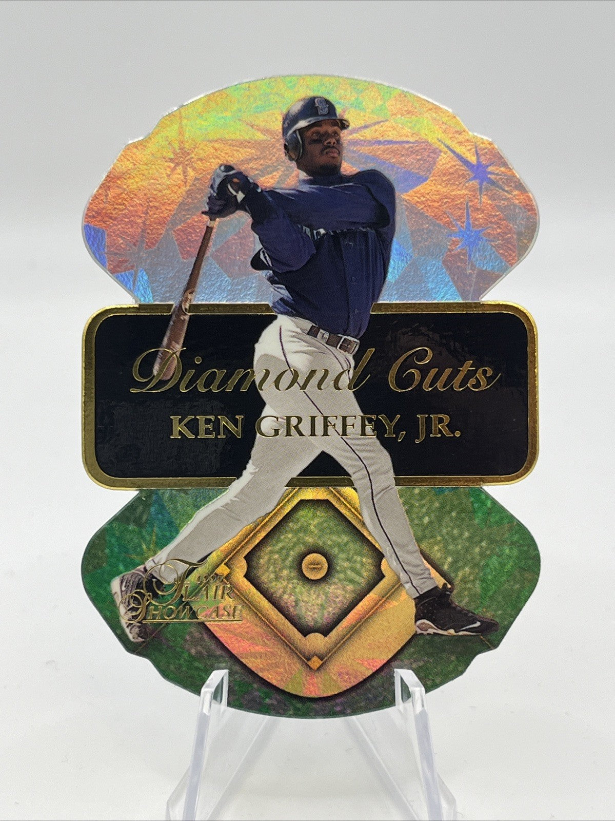1997 Flair Showcase Diamond Cuts #5 Ken Griffey Jr. Seattle Mariners