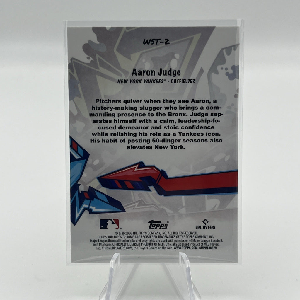 2026 Topps Chrome Aaron Judge Wild Style SSP #WST-2