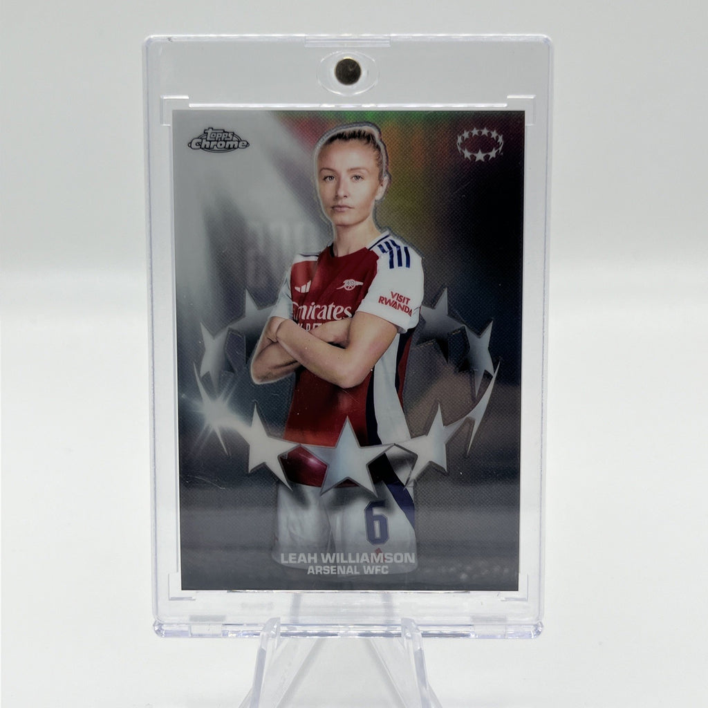 Leah Williamson Noble One Topps Chrome Women’s UEFA 24-25 SSP
