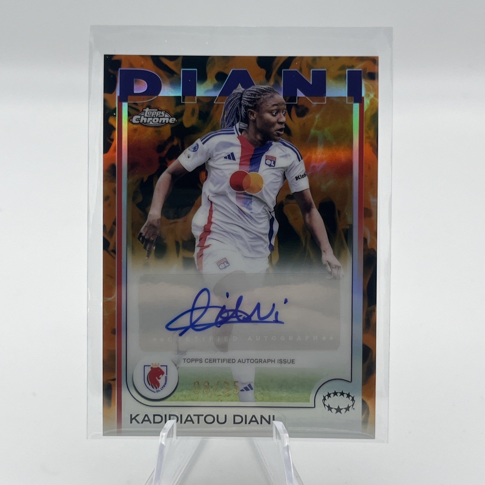 Topps Chrome UEFA Women's Champions League 2024-25 Kadidiatou Diani Auto /35