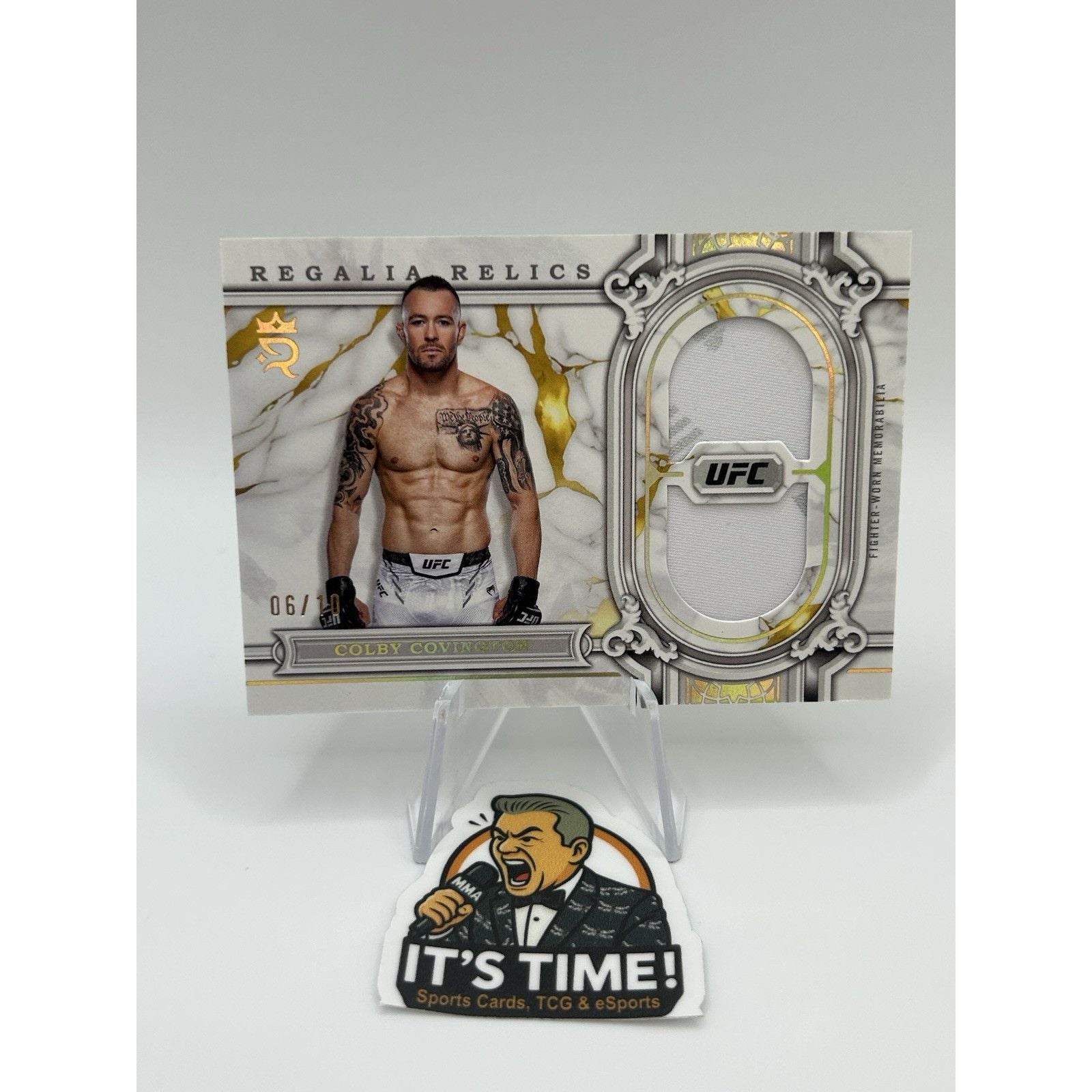 2024 Topps Royalty UFC - Regalia Relics Colby Covington #RAR-34 Gold /10 Ssp
