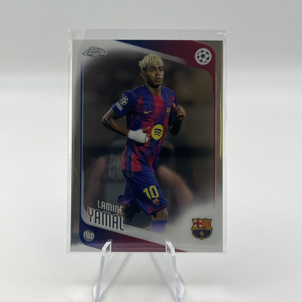 Topps 2026 Topps Chrome UEFA Champions League Lamine Yamal #10 Barcelona