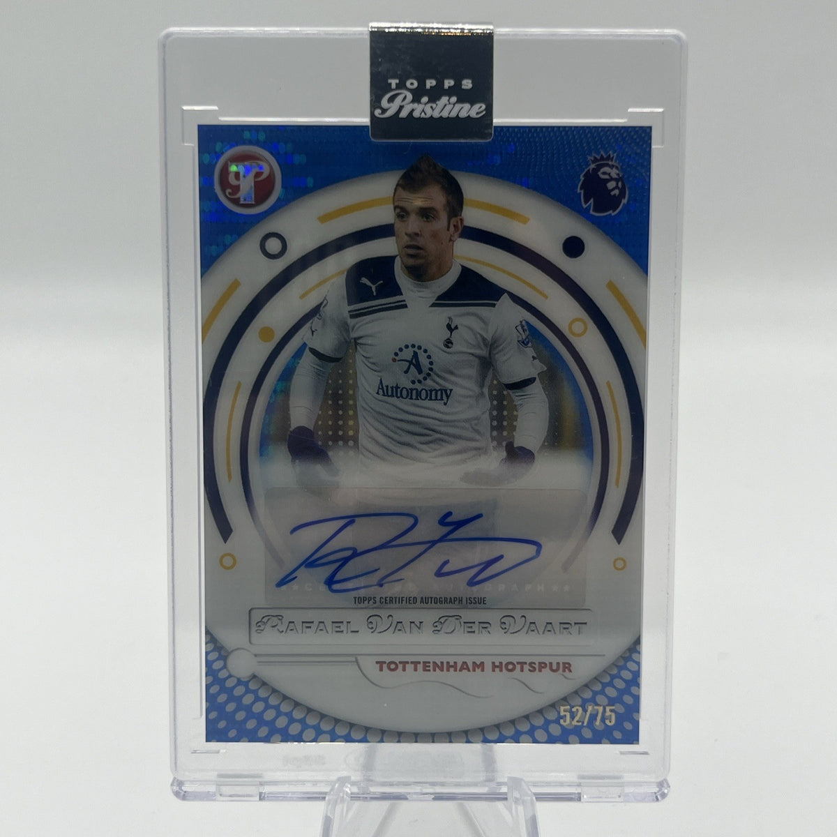 Topps Pristine Premier League 2026 Rafael van der Vaart Spurs PA-VV Auto #/75