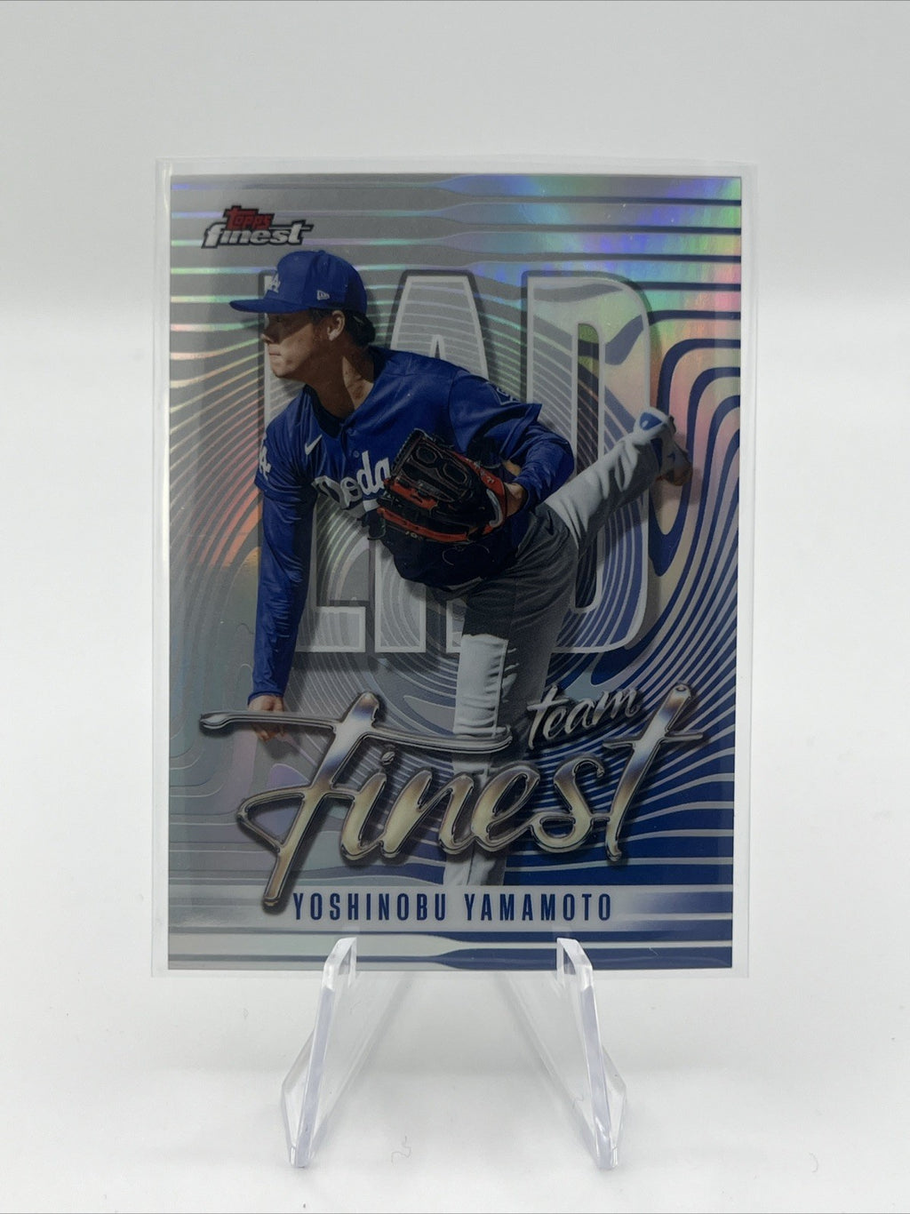 2026 Topps Finest Baseball Yoshinobu Yamamoto #TF-3 Team Finest Refractor 