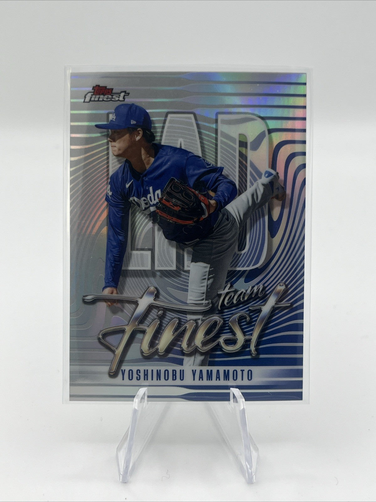 2026 Topps Finest Baseball Yoshinobu Yamamoto #TF-3 Team Finest Refractor 