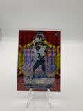 2024 Panini Mosaic Nate Wiggins Red/Yellow RC Auto #330 Baltimore Ravens
