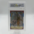 1998 Fleer 23kt Gold Prism Holo Refractor Michael Jordan Autographed